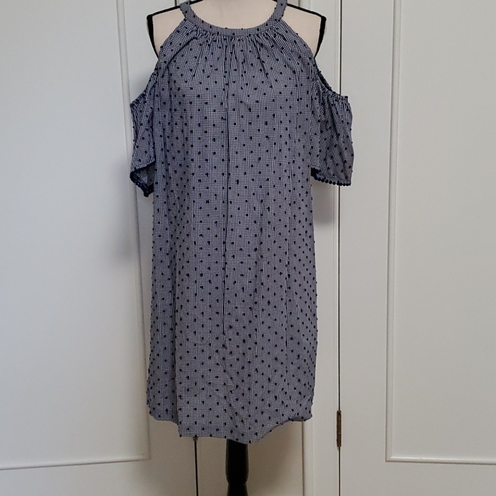 Cold shoulder summer dress
